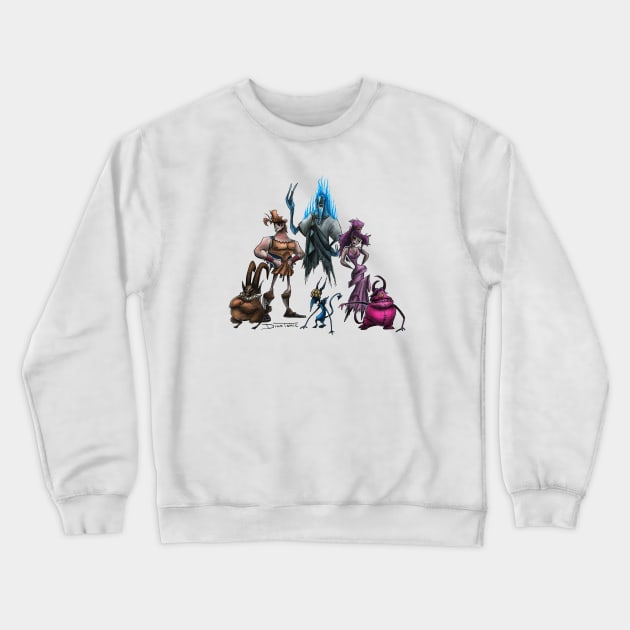 Hercules Crewneck Sweatshirt by DinoTomic